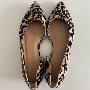 ASOS DESIGN Leopard Print Flats